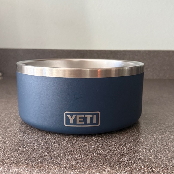 YETI Boomer 8 Cups Navy Blue Pet Bowl Stainless Steel - Picture 3 of 10